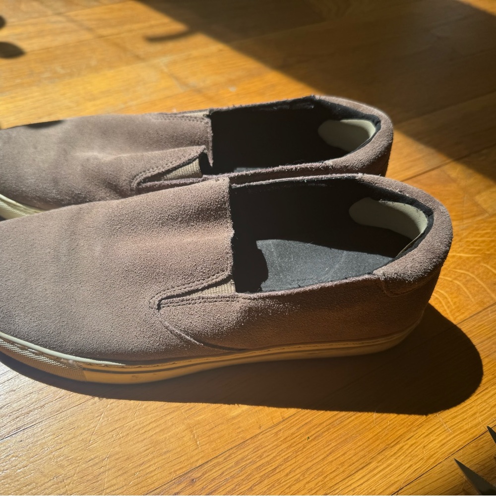 Kenneth Cole Women's Slip-On Suede Casual Shoes - Brown